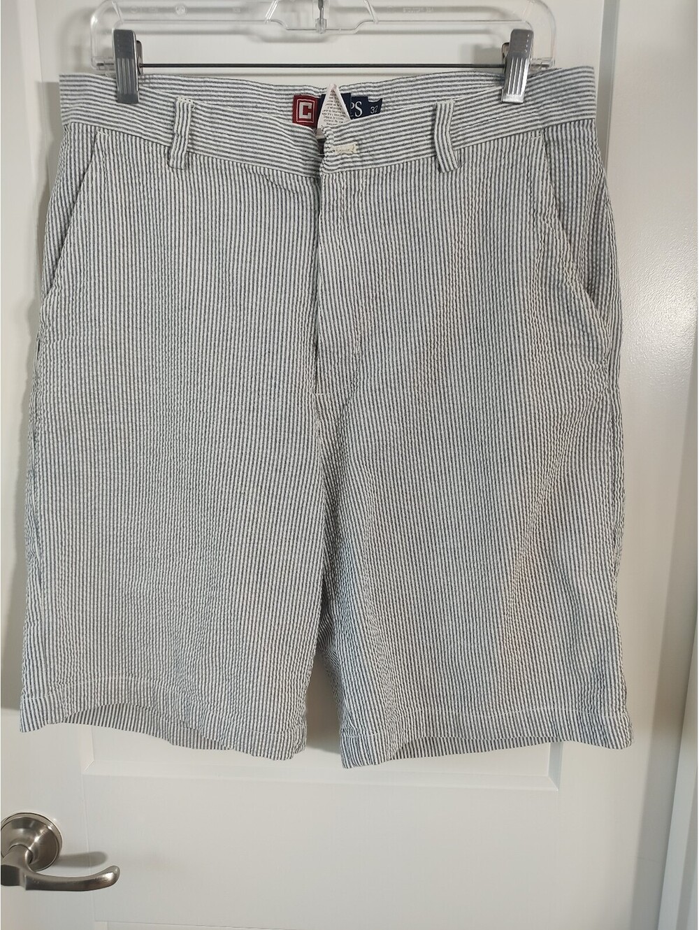 Chaps Men's Striped Cotton Shorts Size 32